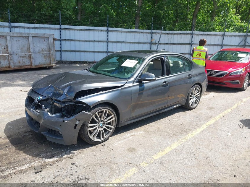 2016 BMW 3er VIN WBA8B3G5XGNT91992 IAAI salvage auction — FRONT END, Clear (Michigan), sold $3,825 on 2026-07-27 (photo 2)