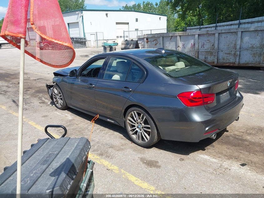 2016 BMW 3er VIN WBA8B3G5XGNT91992 IAAI salvage auction — FRONT END, Clear (Michigan), sold $3,825 on 2026-07-27 (photo 3)