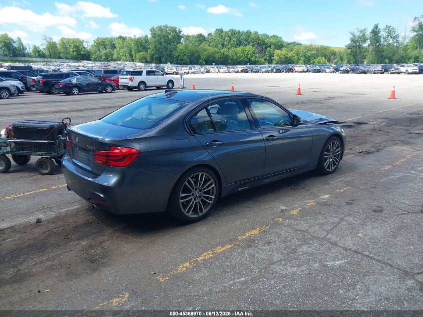 2016 BMW 3er VIN WBA8B3G5XGNT91992 IAAI salvage auction — FRONT END, Clear (Michigan), sold $3,825 on 2026-07-27 (photo 4)