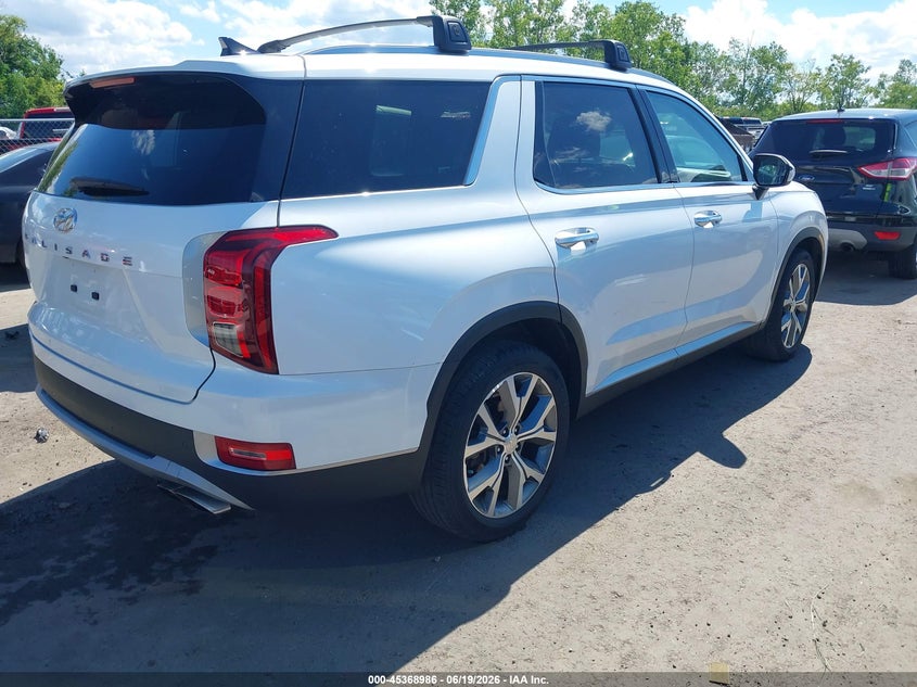 2021 Hyundai Palisade VIN KM8R44HE4MU179060 IAAI salvage auction — HAIL, Salvage (Ohio), sold $11,175 on 2026-07-07 (photo 4)