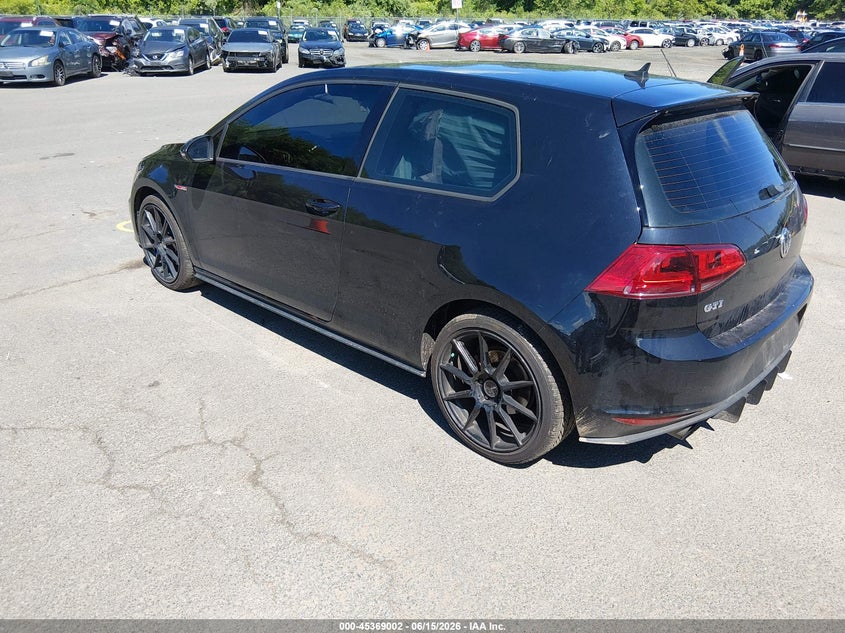 2016 Volkswagen Golf gti VIN 3VWYT7AU0GM027398 IAAI salvage auction — RIGHT FRONT, Salvage (Connecticut), sold $2,200 on 2026-07-09 (photo 3)