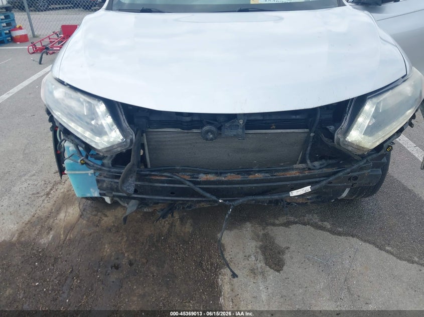 2016 Nissan Rogue VIN KNMAT2MV6GP662664 IAAI salvage auction — FRONT END, Clear (Indiana), sold $1,350 on 2026-07-31 (photo 6)