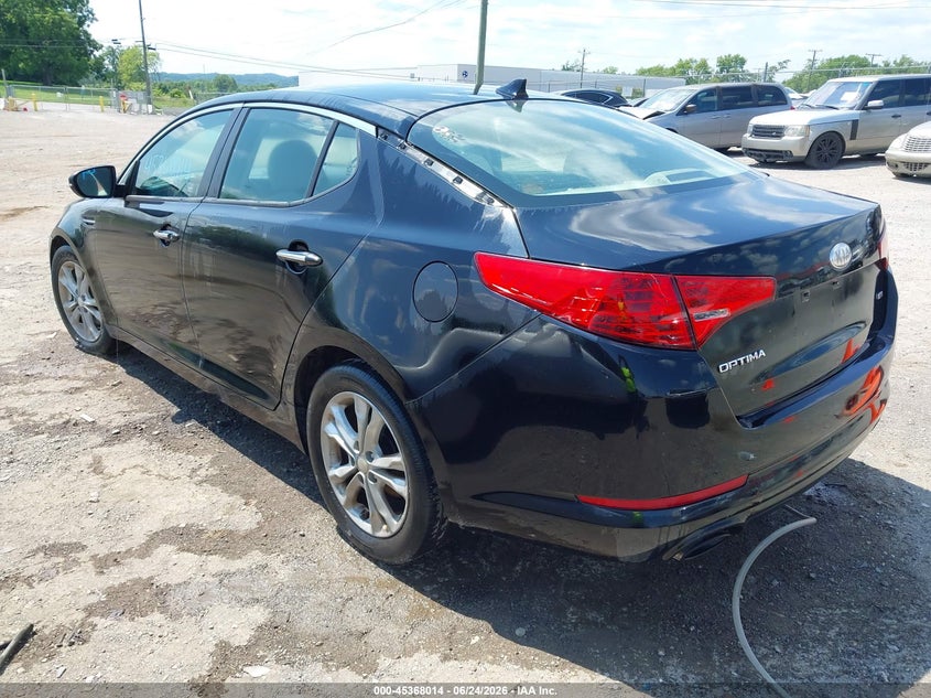2013 Kia Optima VIN 5XXGM4A76DG224156 IAAI salvage auction — NORMAL WEAR, Clear (Tennessee), sold $225 on 2026-07-16 (photo 3)