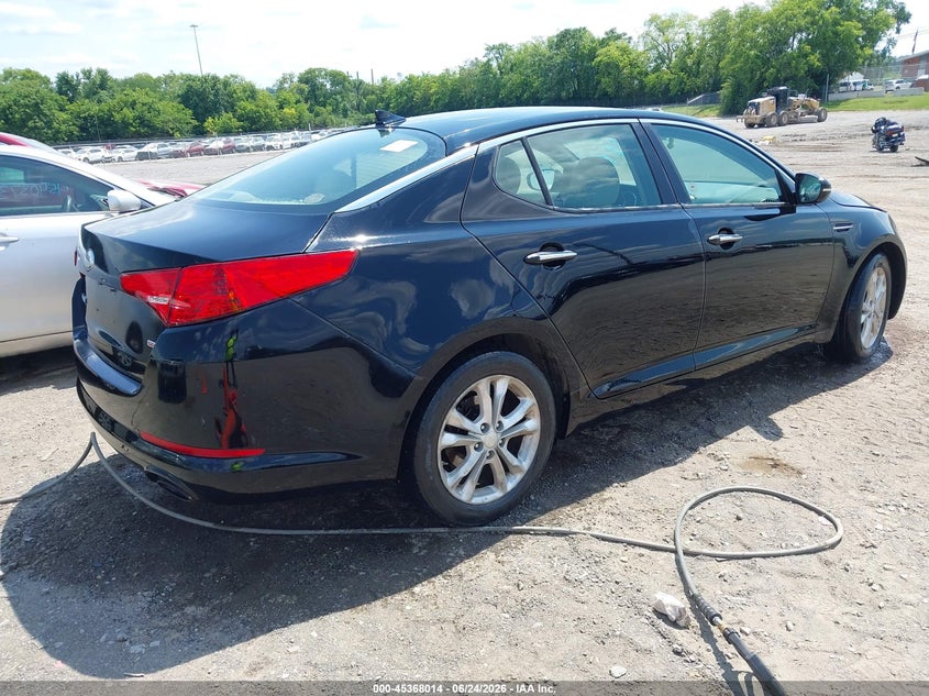2013 Kia Optima VIN 5XXGM4A76DG224156 IAAI salvage auction — NORMAL WEAR, Clear (Tennessee), sold $225 on 2026-07-16 (photo 4)