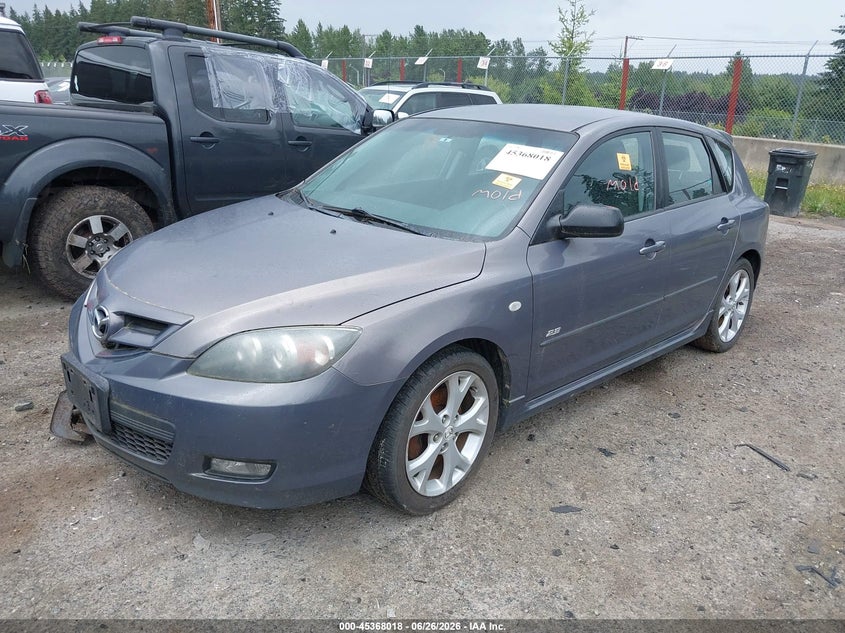 2007 Mazda 3 VIN JM1BK143X71666865 IAAI salvage auction — NORMAL WEAR, Clear (Washington), sold $275 on 2026-07-08 (photo 2)