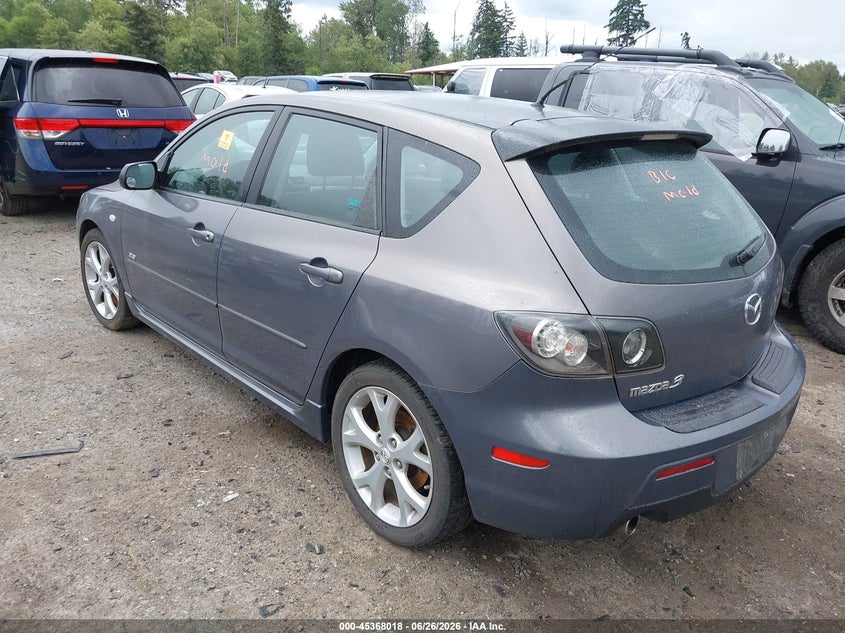 2007 Mazda 3 VIN JM1BK143X71666865 IAAI salvage auction — NORMAL WEAR, Clear (Washington), sold $275 on 2026-07-08 (photo 3)