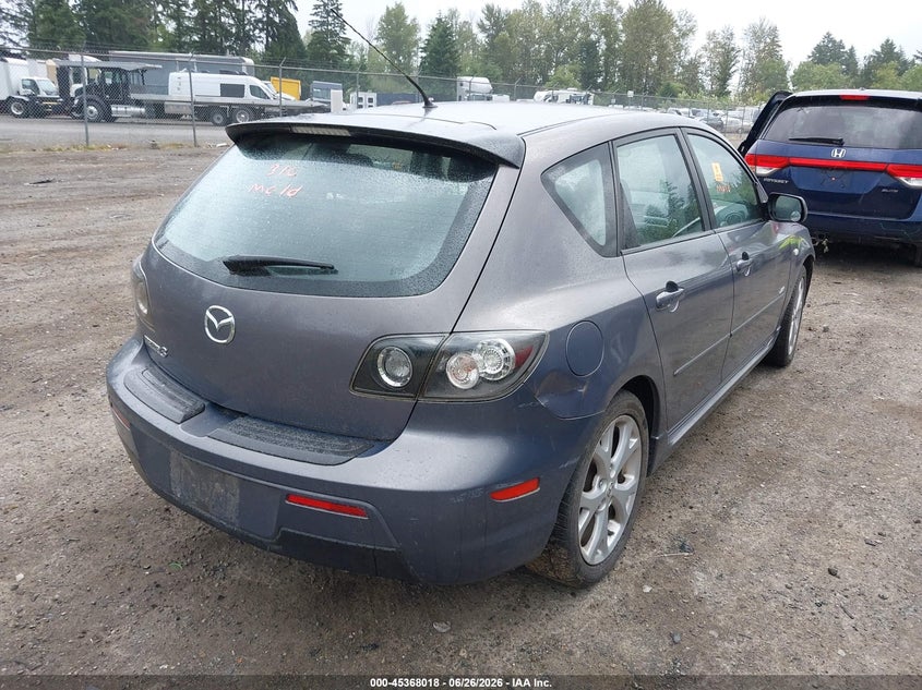 2007 Mazda 3 VIN JM1BK143X71666865 IAAI salvage auction — NORMAL WEAR, Clear (Washington), sold $275 on 2026-07-08 (photo 4)