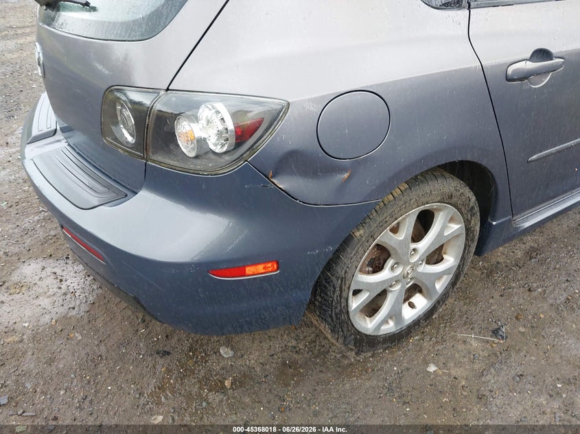 2007 Mazda 3 VIN JM1BK143X71666865 IAAI salvage auction — NORMAL WEAR, Clear (Washington), sold $275 on 2026-07-08 (photo 6)
