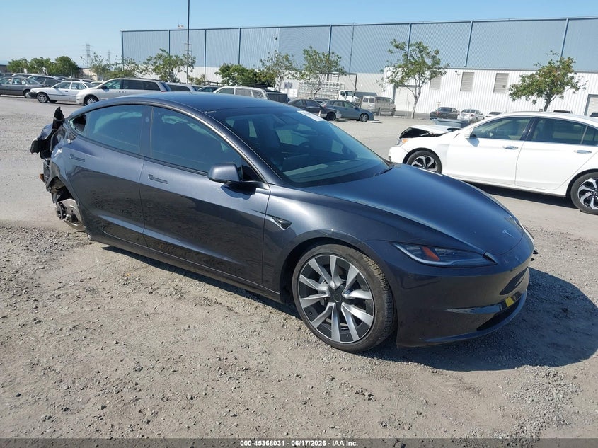 2025 Tesla Model 3 VIN 5YJ3E1EB5SF928311 — IAAI salvage auction photo