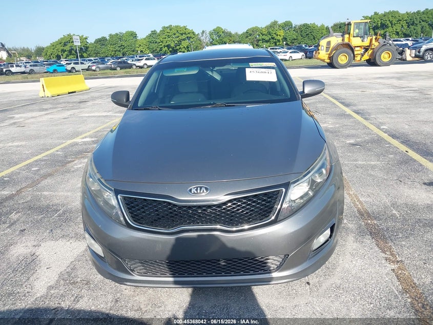 2015 Kia Optima VIN 5XXGM4A74FG508288 IAAI salvage auction — NORMAL WEAR, Clear (Florida), sold $475 on 2026-07-30 (photo 6)