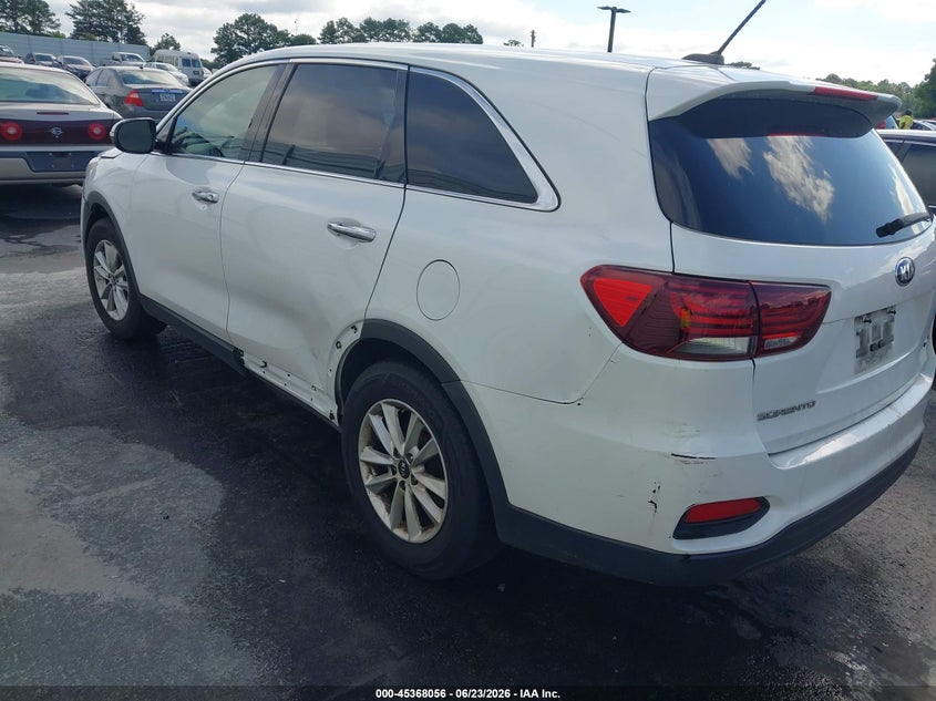 2020 Kia Sorento VIN 5XYPG4A37LG662571 IAAI salvage auction — NORMAL WEAR, Repossession Paperwork (Georgia), sold $2,225 on 2026-07-22 (photo 3)