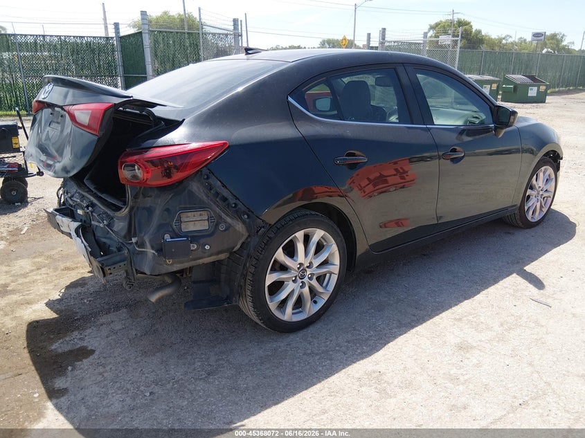 2015 Mazda 3 VIN JM1BM1W38F1234569 IAAI salvage auction — FRONT & REAR, Salvage (Kansas), sold $975 on 2026-07-09 (photo 4)