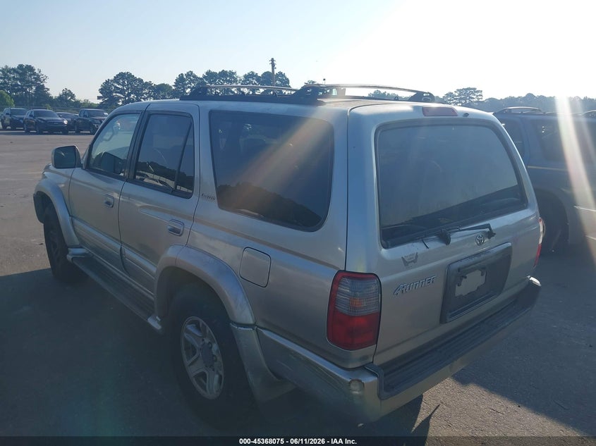 1999 Toyota 4runner VIN JT3GN87R3X0103219 IAAI salvage auction — NORMAL WEAR, Repossession Paperwork (Georgia), sold $300 on 2026-07-29 (photo 3)