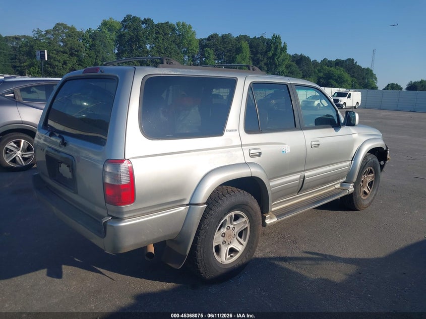1999 Toyota 4runner VIN JT3GN87R3X0103219 IAAI salvage auction — NORMAL WEAR, Repossession Paperwork (Georgia), sold $300 on 2026-07-29 (photo 4)