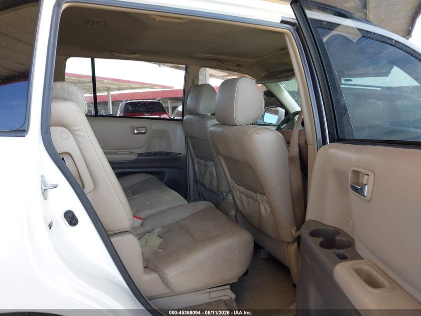 2007 Toyota Highlander VIN JTEDP21A970126718 IAAI salvage auction — FRONT END, Clear (Arizona), sold $1,000 on 2026-07-14 (photo 8)