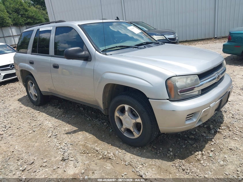 2008 Chevrolet Trailblazer VIN 1GNDS13S782206759 IAAI salvage auction — NORMAL WEAR, Repossession Paperwork (Georgia), sold $375 on 2026-07-09 (photo 1)