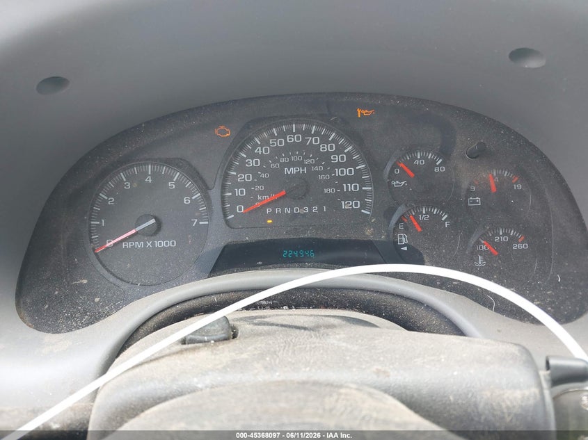 2008 Chevrolet Trailblazer VIN 1GNDS13S782206759 IAAI salvage auction — NORMAL WEAR, Repossession Paperwork (Georgia), sold $375 on 2026-07-09 (photo 7)