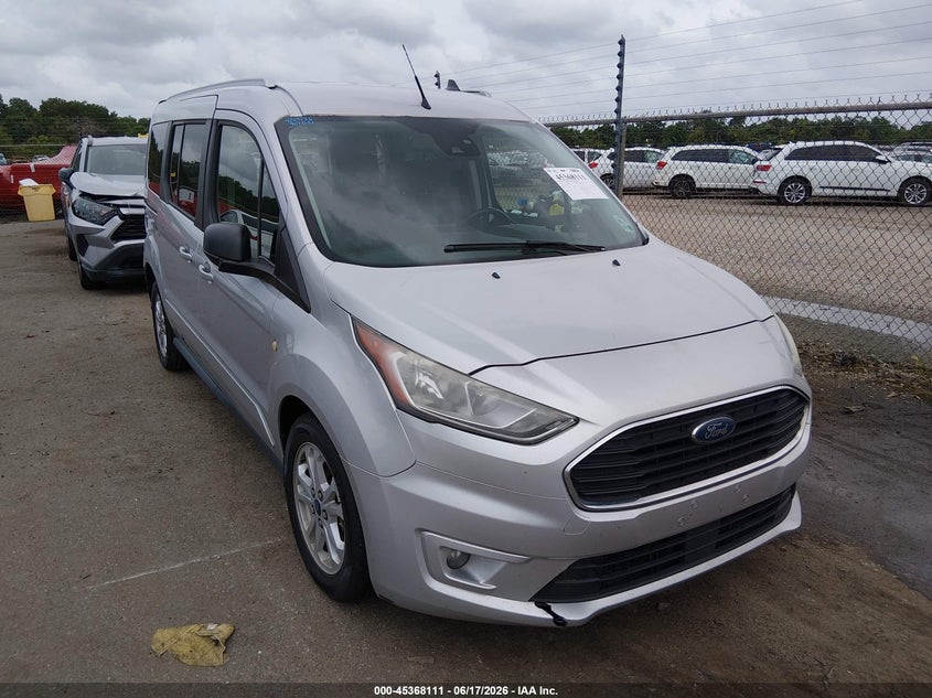 2019 Ford Transit connect VIN NM0GE9F26K1393137 IAAI salvage auction — REAR END, Salvage (Louisiana), sold $1,000 on 2026-07-13 (photo 1)