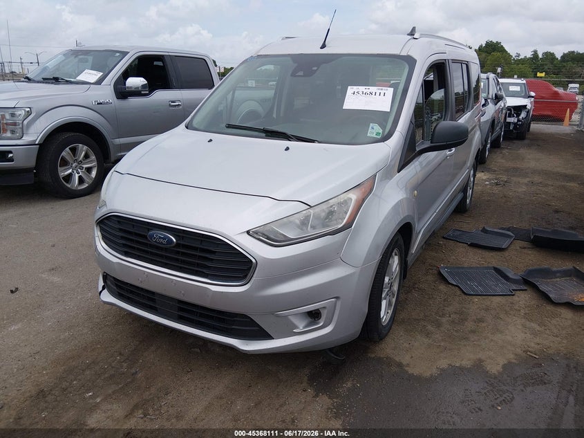 2019 Ford Transit connect VIN NM0GE9F26K1393137 IAAI salvage auction — REAR END, Salvage (Louisiana), sold $1,000 on 2026-07-13 (photo 2)