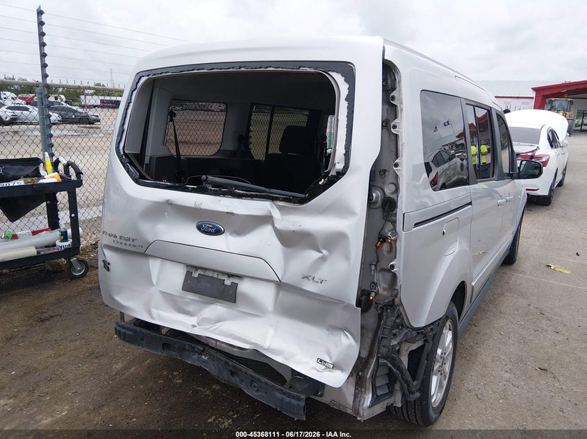 2019 Ford Transit connect VIN NM0GE9F26K1393137 IAAI salvage auction — REAR END, Salvage (Louisiana), sold $1,000 on 2026-07-13 (photo 4)