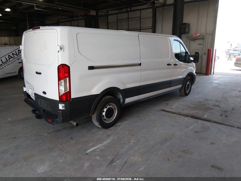 2021 Ford Transit-250 VIN 1FTBR1Y80MKA76374 IAAI salvage auction — RIGHT SIDE, Clear (Illinois), sold $8,350 on 2026-07-14 (photo 4)