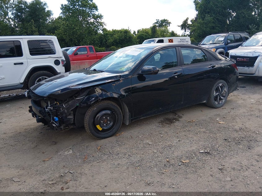 2023 Hyundai Elantra VIN 5NPLS4AG6PH100577 IAAI salvage auction — FRONT END, Salvage - 75% Or Less (Maryland), sold $4,050 on 2026-07-09 (photo 2)