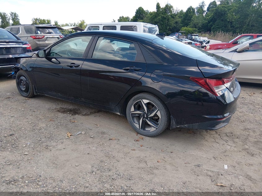 2023 Hyundai Elantra VIN 5NPLS4AG6PH100577 IAAI salvage auction — FRONT END, Salvage - 75% Or Less (Maryland), sold $4,050 on 2026-07-09 (photo 3)