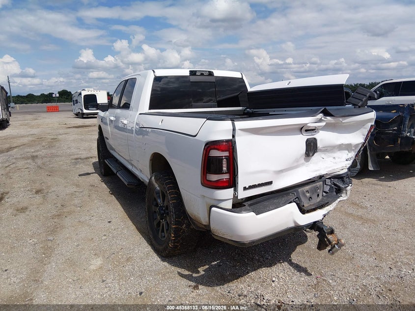 2023 Ram 2500 VIN 3C6UR5NL2PG568965 IAAI salvage auction — RIGHT REAR, Salvage Title, sold $20,100 on 2026-07-21 (photo 3)