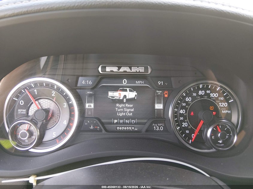 2023 Ram 2500 VIN 3C6UR5NL2PG568965 IAAI salvage auction — RIGHT REAR, Salvage Title, sold $20,100 on 2026-07-21 (photo 7)