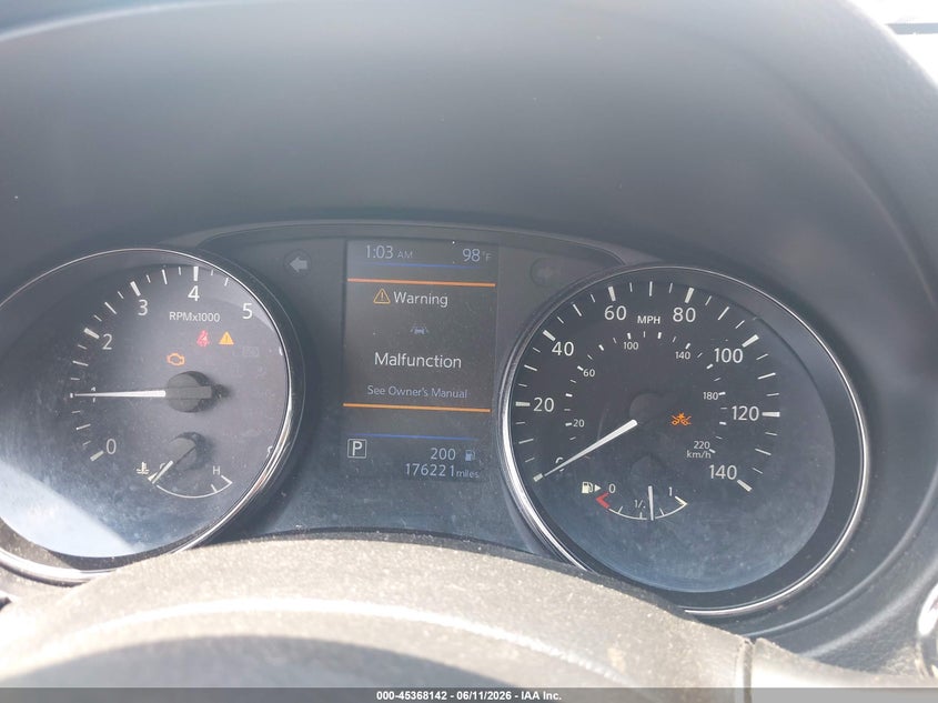 2020 Nissan Rogue VIN JN8AT2MV5LW114076 IAAI salvage auction — NORMAL WEAR, Clear (New York), sold $1,250 on 2026-07-21 (photo 7)
