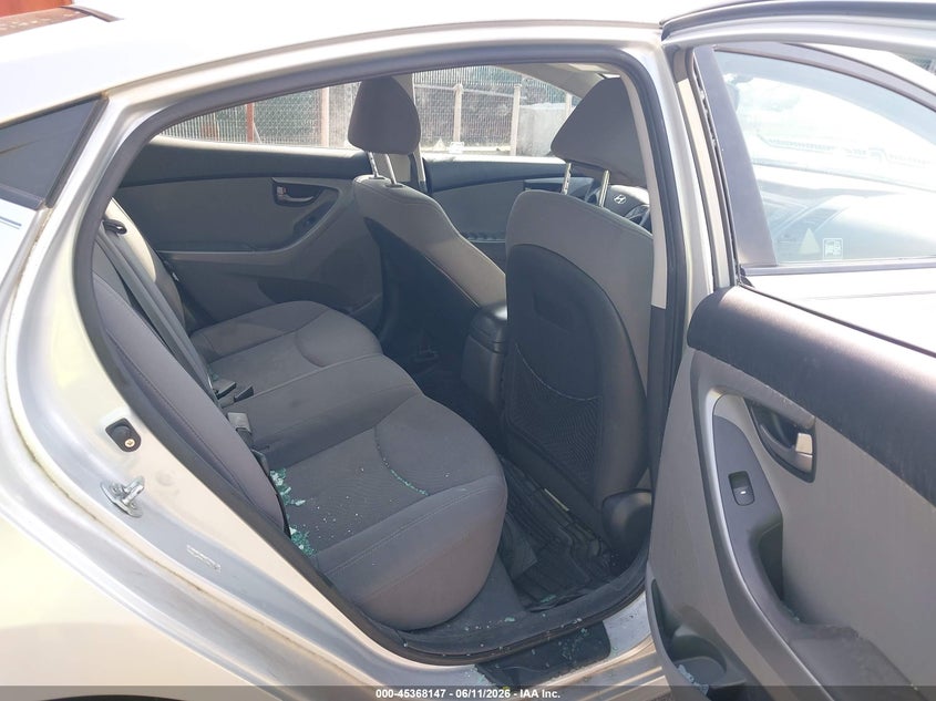 2014 Hyundai Elantra VIN KMHDH4AE0EU037413 IAAI salvage auction — NORMAL WEAR, Clear (Maryland), sold $900 on 2026-07-09 (photo 8)