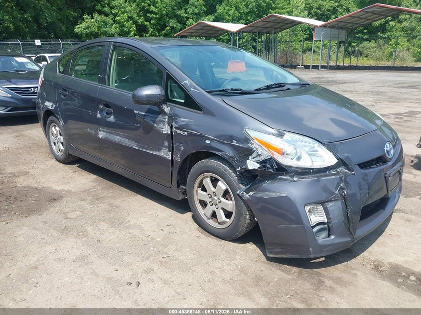 2011 Toyota Prius VIN JTDKN3DU7B0273240 IAAI salvage auction — RIGHT SIDE, Clear (Maryland), sold $500 on 2026-07-07 (photo 1)