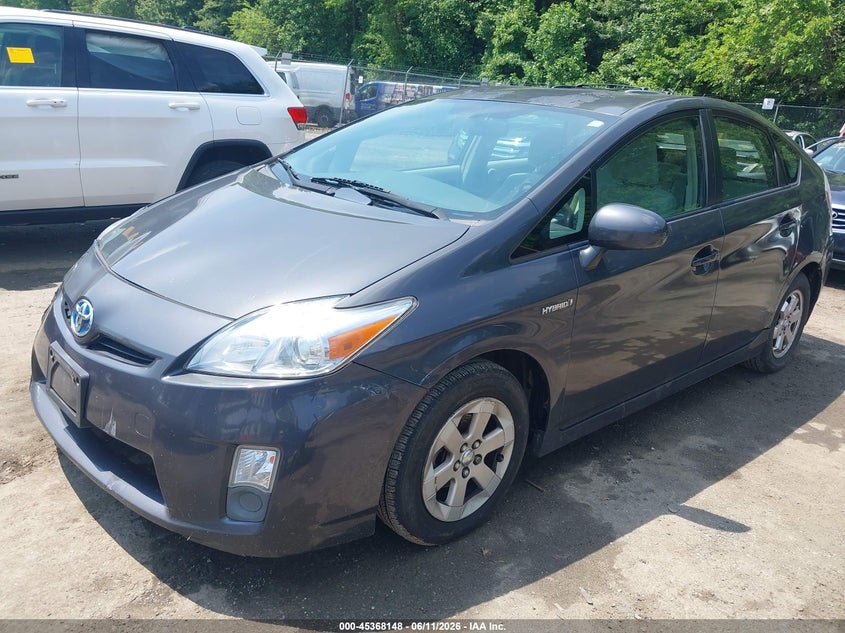 2011 Toyota Prius VIN JTDKN3DU7B0273240 IAAI salvage auction — RIGHT SIDE, Clear (Maryland), sold $500 on 2026-07-07 (photo 2)