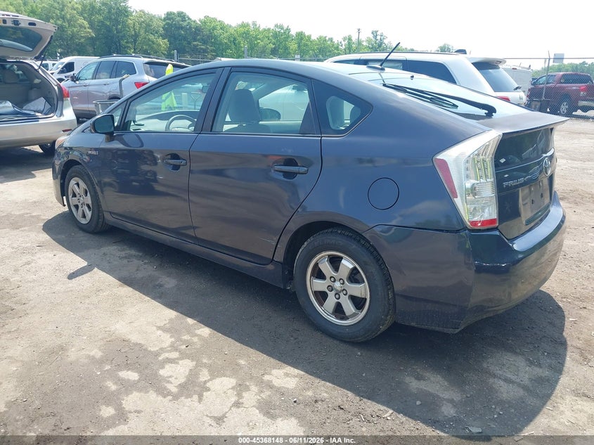 2011 Toyota Prius VIN JTDKN3DU7B0273240 IAAI salvage auction — RIGHT SIDE, Clear (Maryland), sold $500 on 2026-07-07 (photo 3)
