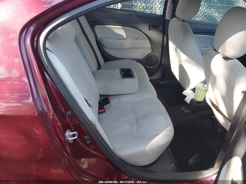 2017 Mitsubishi Mirage VIN ML32F3FJXHH000306 IAAI salvage auction — LEFT REAR, Clear (Virginia), sold $925 on 2026-07-23 (photo 8)