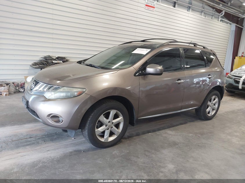 2009 Nissan Murano VIN JN8AZ18W09W146809 IAAI salvage auction — REAR END, Salvage (Colorado), sold $275 on 2026-07-20 (photo 2)