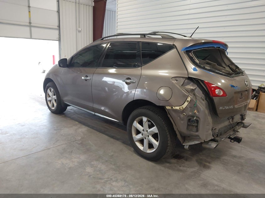 2009 Nissan Murano VIN JN8AZ18W09W146809 IAAI salvage auction — REAR END, Salvage (Colorado), sold $275 on 2026-07-20 (photo 3)