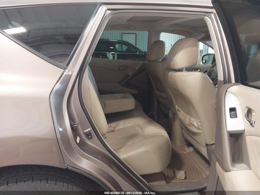 2009 Nissan Murano VIN JN8AZ18W09W146809 IAAI salvage auction — REAR END, Salvage (Colorado), sold $275 on 2026-07-20 (photo 8)