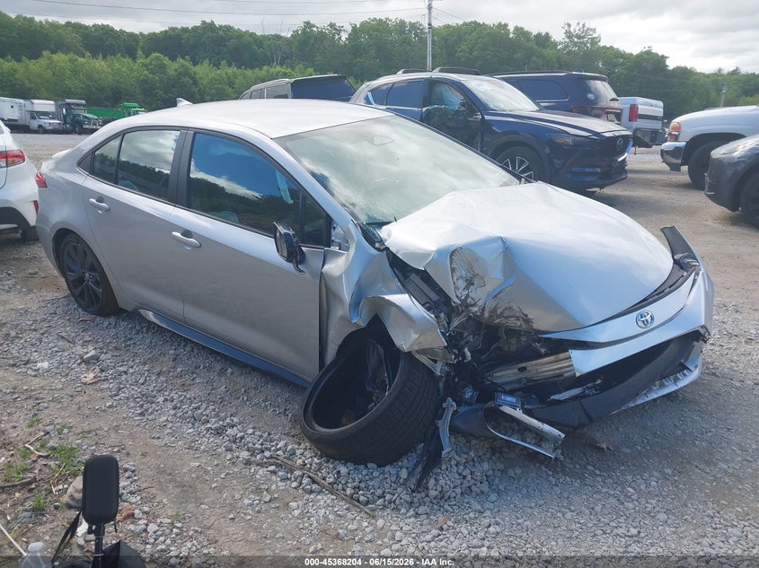 2023 Toyota Corolla VIN 5YFS4MCE8PP141202 IAAI salvage auction — RIGHT FRONT, Salvage (Massachusetts), sold $3,125 on 2026-07-14 (photo 1)