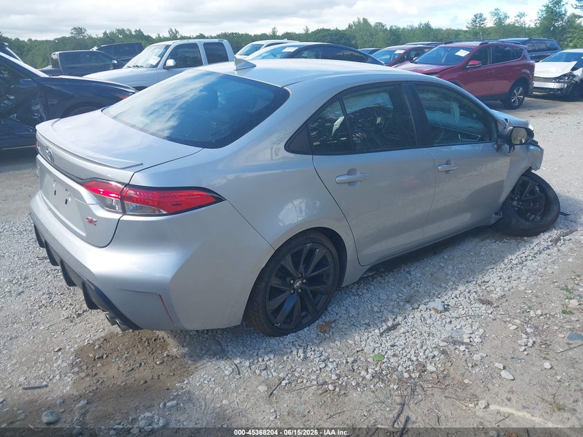 2023 Toyota Corolla VIN 5YFS4MCE8PP141202 IAAI salvage auction — RIGHT FRONT, Salvage (Massachusetts), sold $3,125 on 2026-07-14 (photo 4)