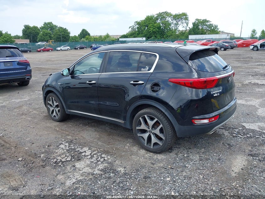 2017 Kia Sportage VIN KNDPRCA67H7090212 IAAI salvage auction — NORMAL WEAR, Clear (New Jersey), sold $2,650 on 2026-07-17 (photo 3)