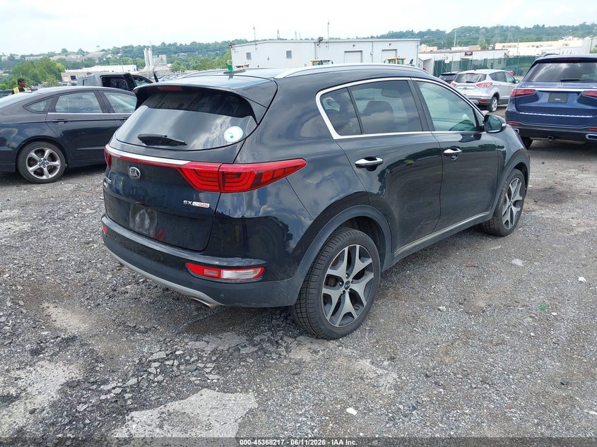 2017 Kia Sportage VIN KNDPRCA67H7090212 IAAI salvage auction — NORMAL WEAR, Clear (New Jersey), sold $2,650 on 2026-07-17 (photo 4)