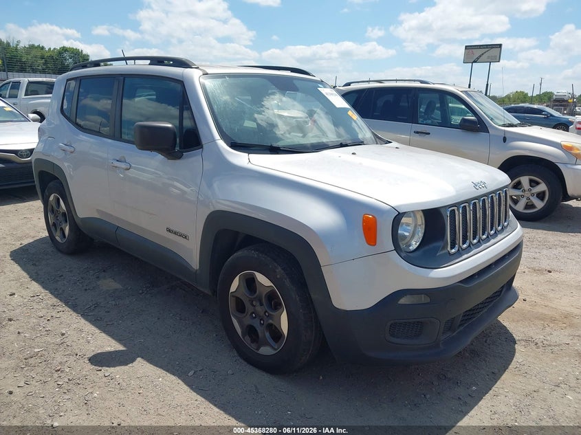 2016 Jeep Renegade VIN ZACCJAATXGPD71678 IAAI salvage auction — NORMAL WEAR, Clear (Arkansas), sold $1,175 on 2026-07-29 (photo 1)