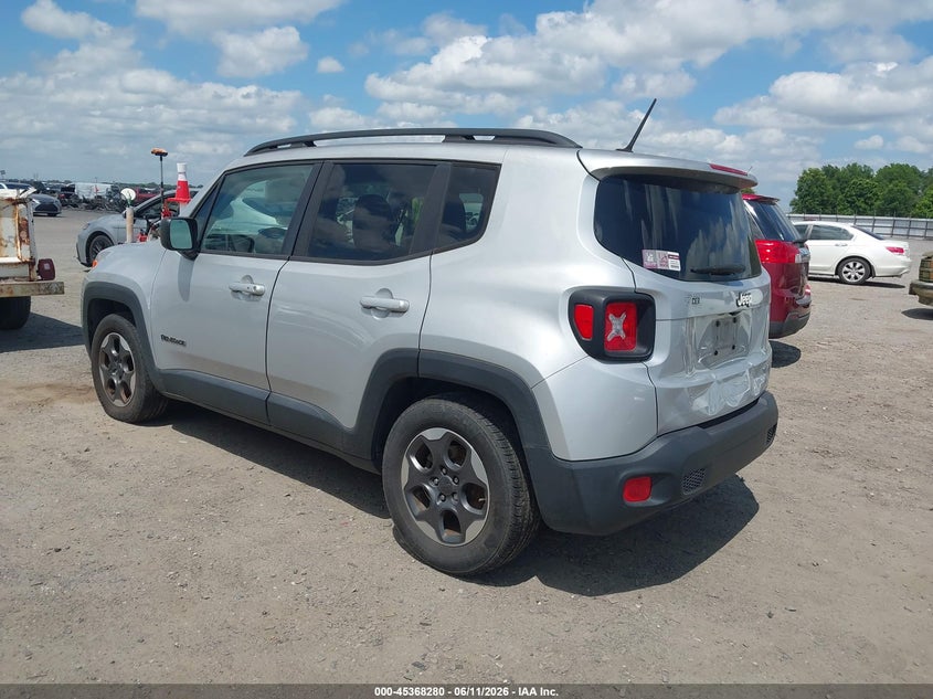 2016 Jeep Renegade VIN ZACCJAATXGPD71678 IAAI salvage auction — NORMAL WEAR, Clear (Arkansas), sold $1,175 on 2026-07-29 (photo 3)
