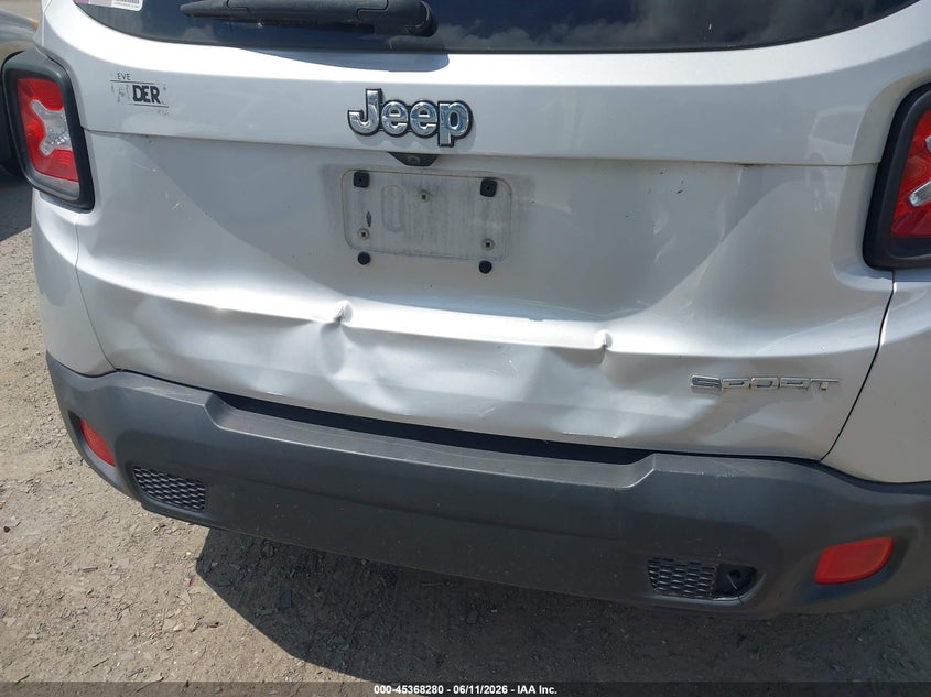 2016 Jeep Renegade VIN ZACCJAATXGPD71678 IAAI salvage auction — NORMAL WEAR, Clear (Arkansas), sold $1,175 on 2026-07-29 (photo 6)