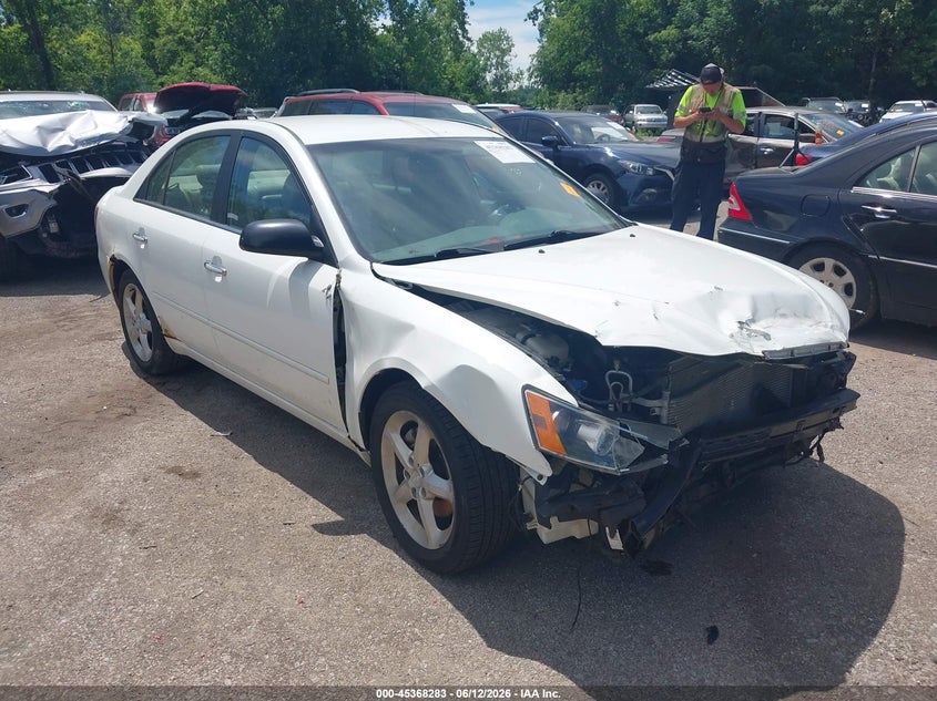2006 Hyundai Sonata VIN 5NPEU46F36H137281 IAAI salvage auction — FRONT END, Salvage (Ohio), sold $300 on 2026-07-28 (photo 1)