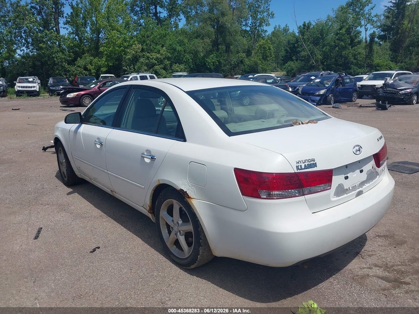 2006 Hyundai Sonata VIN 5NPEU46F36H137281 IAAI salvage auction — FRONT END, Salvage (Ohio), sold $300 on 2026-07-28 (photo 3)