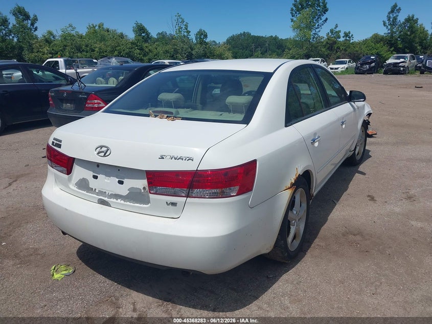 2006 Hyundai Sonata VIN 5NPEU46F36H137281 IAAI salvage auction — FRONT END, Salvage (Ohio), sold $300 on 2026-07-28 (photo 4)