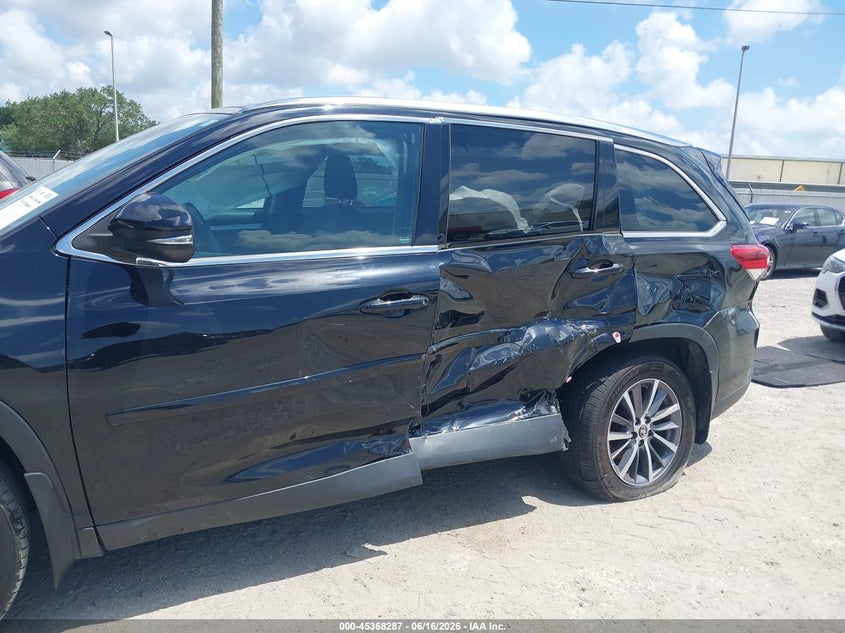 2019 Toyota Highlander VIN 5TDJZRFH0KS702735 IAAI salvage auction — SIDE, Salvage Title, sold $7,600 on 2026-08-22 (photo 6)