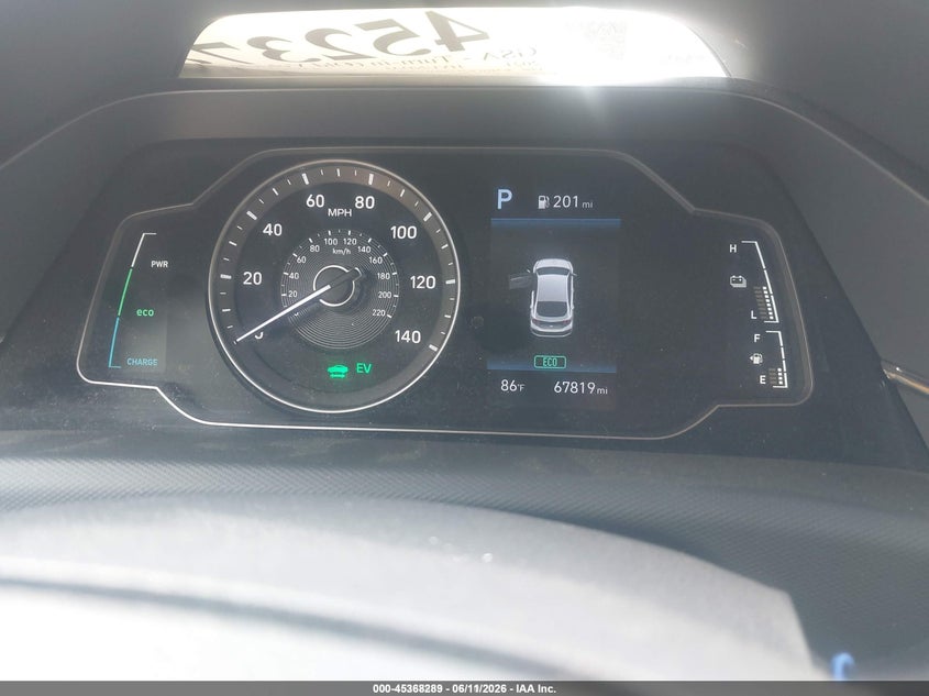 2021 Hyundai Ioniq hybrid VIN KMHC65LC6MU246933 IAAI salvage auction — SIDE, Sf97 (Vermont), sold $4,975 on 2026-07-23 (photo 7)